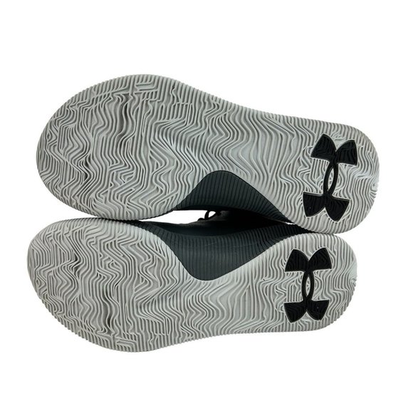 Under Armour Jet Sneakers HiTop 3022051-001 Black Gray Basketball Size: 10 - Picture 9 of 14